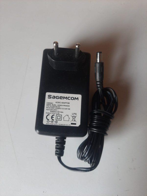 Sagemcom MSP-C2000IC12.0-24F-DE Adaptör