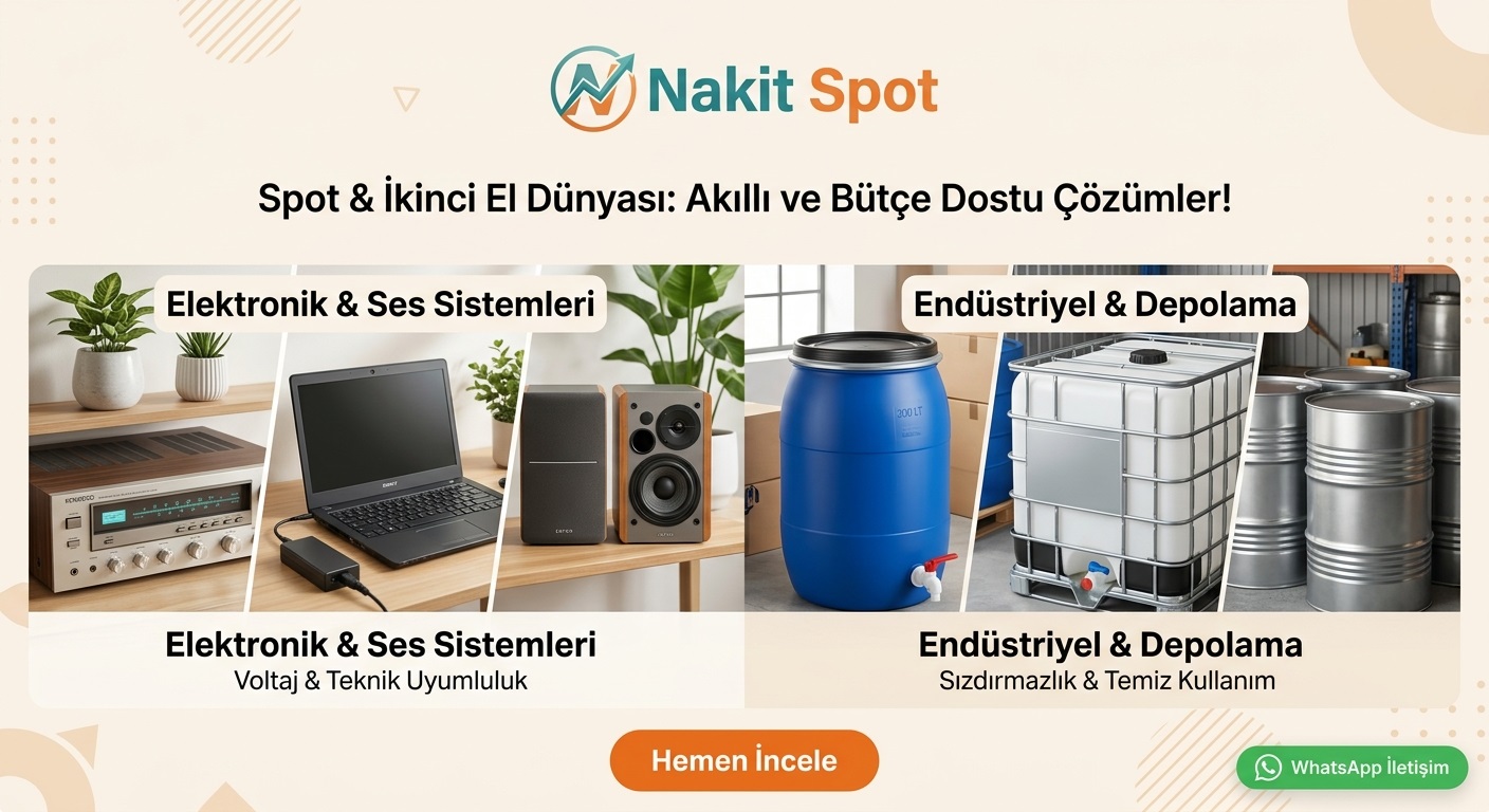 İkinci El ve Spot Ürün Alırken Nelere Dikkat Edilmeli