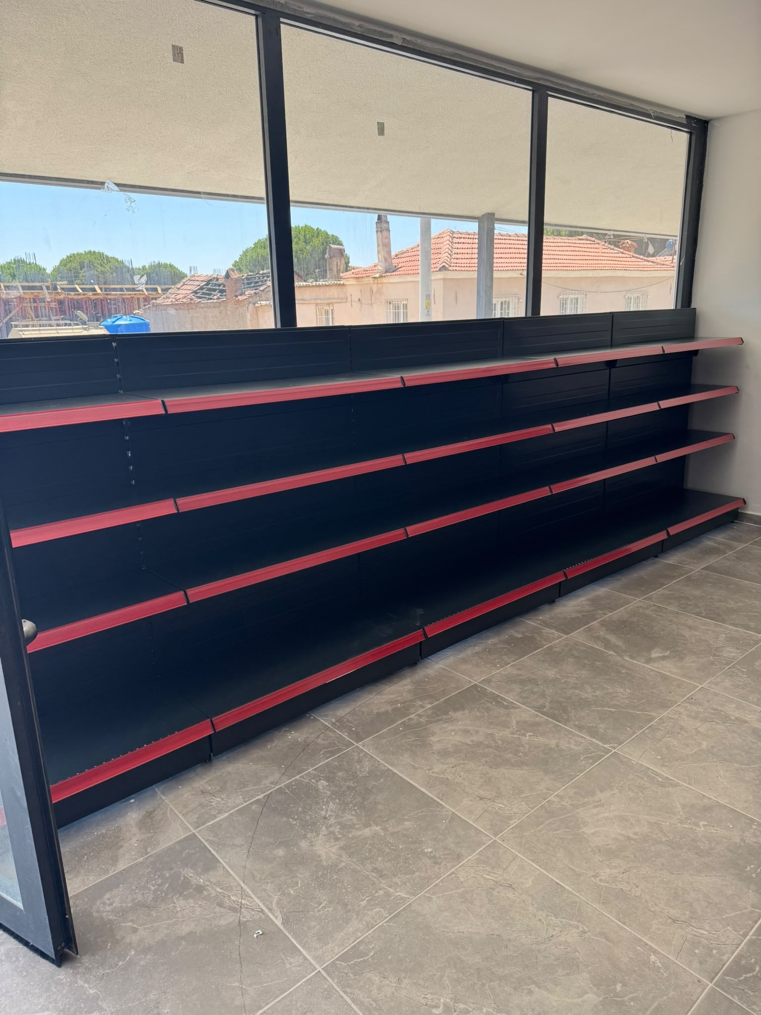 Petshop Züccaciye ve Market İçin Duvar Reyon Rafı – 95x40x225 cm